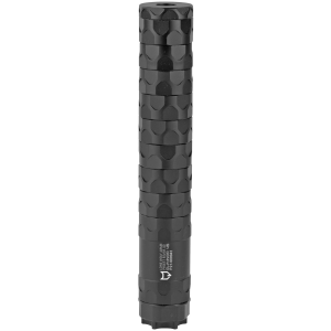 Lone Wolf Distributors Elimin8r .45, Modular Suppressor, 45 ACP, 1.375 in Diameter, 8.45 in Length, Anodized Finish, Black, 17-4, 7075 Aluminum, Pistons Not Included LWD-Elimin8r-45