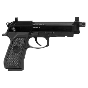 Beretta J90A192FSRF19SK 92FSR 22 LR 15+1 5.30 in Steel Threaded Barrel, Black Burniton Serrated Steel Slide & Aluminum Frame w/Picatinny Rail & Beavertail *Features Suppressor Ready Kit, Pistol