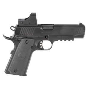 EAA GIRSAN 390061 MC1911 S TV Full Size Frame 45 ACP 8+1, 5 in Blued Steel Barrel, Black Red Dot/Serrated Steel Slide, Black Steel Frame w/Beavertail & Picatinny Rail, Red Dot, Pistol