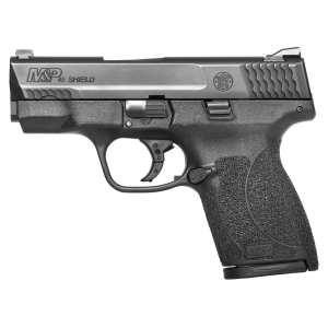 Smith & Wesson 11726 M&P Shield M2.0 Micro-Compact Frame 45 ACP 6+1 7+1 3.30 in Black Armornite Stainless Steel Barrel, Black Armornite Serrated Stainless Steel Slide, Matte Black Polymer Frame, Pistol