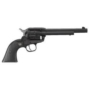 Ruger Single Six NR6F Convertible Revolver 0646, 22 LR/22 Mag, 6.5 in BBL, Black Checkered Grip, Blued Finish, 6 Rds - Ruger Firearms