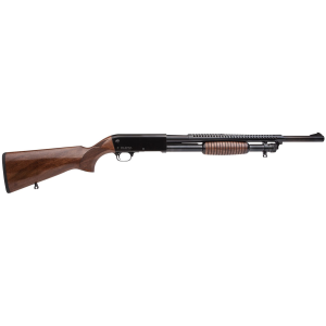 Rock Island TPAS T1897 12 Gauge with 18.50 in Barrel, 3 in Chamber, 5+1 Capacity, Black Metal Finish & Walnut Stock Right Hand (Full Size), Shotgun