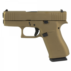 Glock 43X UX4350204-BB, Semi-automatic, Striker Fired, Sub-Compact, 9MM, 3.41 in, Burnt Bronze - Glock