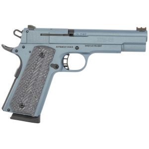 Rock Island 56793 M1911-A1 FS 22 MRF 14+1 5 in Barrel, Exclusive Blue Titanium Cerakote Finish w/Black Accents, G10 Grip, Fiber Optic Sight, Grip Safety - Rock Island Armory