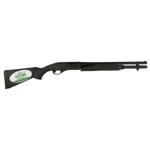 REM Arms Firearms R81100 870 Express Tactical 20 Gauge with 18.50 in Cylinder Bore Barrel, 3 in Chamber, 6+1 Capacity, Matte Blued Metal Finish, Matte Black Synthetic Stock & Bead Sight Right Hand (Full Size), Shotgun