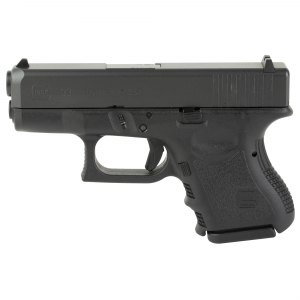 Glock G33AUT G33 Gen3 Subcompact 357 Sig 3.43in Barrel 9+1, Black Frame  Slide, Finger Grooved Rough Texture Grip, Safe Action Trigger - Glock