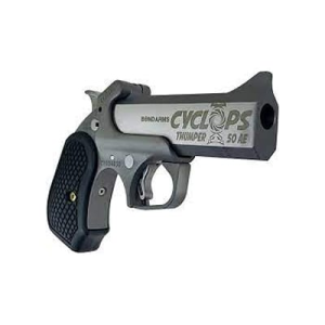 BOND Bacy Cyclops Thumper 50 Ae 1rd Shot 4.25 Black/ss Barrel, Black Rough & Tumble Frame, Black B6 Resin Grips, Break-action Handgun