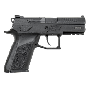 CZ-USA 01086 P-07 9mm Luger 10+1 3.75 in Blued Steel Barrel, Black Nitride Serrated Steel Slide, Black Polymer Frame w/Picatinny Rail, Black Interchangeable Backstrap Grip, Pistol