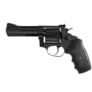 Rossi 2RM661 RM66 Medium Frame 38 Special +P/357 Mag 6 Shot, 6 in Black Stainless Steel Barrel, Cylinder & Frame, Black Textured Rubber Grip, Hammer Block Safety, Exposed Hammer , Revolver