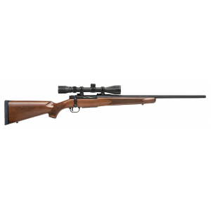 Mossberg Patriot Rifle, 22-250 Rem, 22.0 in Fluted BBL, Bolt Action, Walnut Stock, Blued Finish, 5+1 Rds, w/Scope