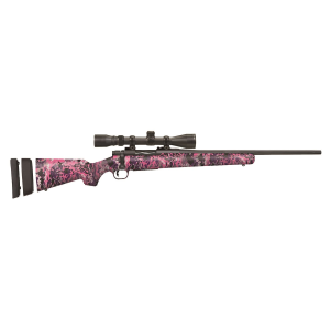 Mossberg 28142 Patriot Youth Super Bantam Scoped Combo 243 Win 5+1 Cap 20 in Matte Blued Barrel Muddy Girl Wild Fixed with Adjustable LOP Stock Right Hand 3-9x40mm Scope Weaver Style Bases