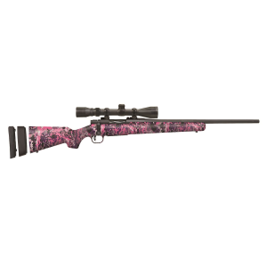 Mossberg 28144 Patriot Youth Super Bantam Scoped Combo 7mm-08 Rem 5+1 Cap 20 in Matte Blued Barrel Muddy Girl Wild Fixed with Adjustable LOP Stock Right Hand 3-9x40mm Scope Weaver Style Bases