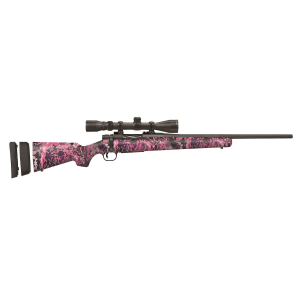 Mossberg 28145 Patriot Youth Super Bantam Scoped Combo 308 Win 5+1 Cap 20 in Matte Blued Barrel Muddy Girl Wild Fixed with Adjustable LOP Stock Right Hand 3-9x40mm Scope Weaver Style Bases
