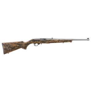 Ruger 10/22, Mule Deer Foundation, TALO, Semi-auto Rifle, 22 LR, 18.5 in Barrel, Satin Stainless Finish, Mule Deer Engraved Walnut Stock, Gold Bead Front Sight, 10 Rounds, 1 Mag 31188