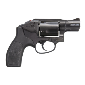 Smith & Wesson 10138 M&P BodyGuard Revolver, 38 Special, 1.9 in BBL, Double Act, Black Syn Grips, Black Ramp Front, Fixed Rear Sights, Black Stainless Finish, 5 Rds, Crimson Trace, MA Compliant