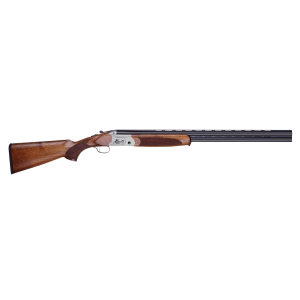 ATI ATIG410CRS26 Crusader Sport 410 Gauge 3 in 2rd 26 in Blued O/U Barrel, Silver Engraved Metal Finish, Oiled Turkish Walnut Stock, Extractor, Shotgun