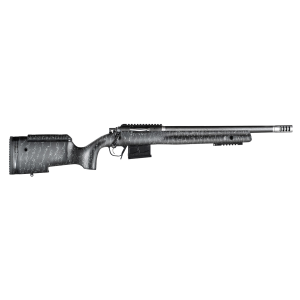 Christensen Arms CA10271H88281 BA Tactical Long Range 6.5 Creedmoor 4+1 16 in Carbon Fiber Barrel, Black Nitride Finish, Black with Gray Webbing Stock, Rifle