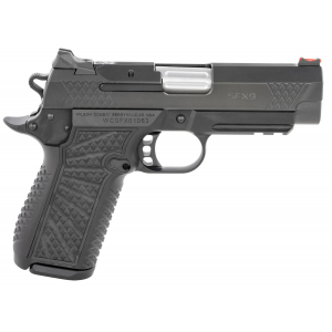 Wilson Combat SFXCPR4 SFX9 9mm Luger 4 in 15+1 (2) Black Aluminum Frame with Accessory Rail Black DLC Stainless Steel Slide Fluted Match Grade Barrel Black Aluminum Textured Grip