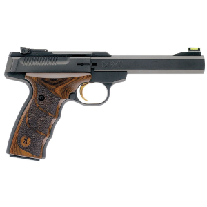Browning 051428490 Buck Mark Plus UDX *CA Compliant 22 LR 10+1 5.50 in Matte Black Slab Side Barrel, Matte Black Serrated Slide & Aluminum Frame, Finger Groove Laminate Grip, Pistol