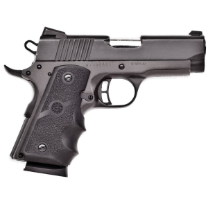 Citadel Model 1911 Compact Pistol CIT45CSP, 45 ACP, 3 1/2 in BBL, Sngl Actn Only, Wood Grips, Novak Sights, Blue Finish, 6 + 1 Rds