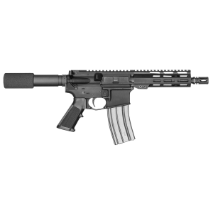 Del-Ton Inc PFT754 Lima 5.56x45mm NATO 30+1 7.50 in Heavy Barrel w/A2 Flash Hider, Low Profile Gas Block, Anodized Aluminum Receiver, 6.5 in Free Float M-Lok Handguard, Buffer Tube Stock, Black Polymer Grip Includes 1, Magazine & CA Approved , Pistol
