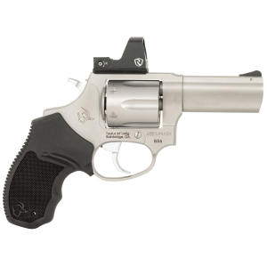 Taurus 2856P39R 856 T.O.R.O. 38 Special 6 Shot 3 in, Black Stainless Steel, Optic Ready Frame, Black Rubber Grip, Riton Red Dot