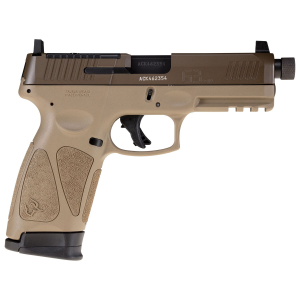 Taurus 1-G3P941-TAC G3 9mm Luger 4in 17+1 Flat Dark Earth Frame with Bronze Steel with T.O.R.O Cuts Slide  Polymer Grip Includes 2 Mags
