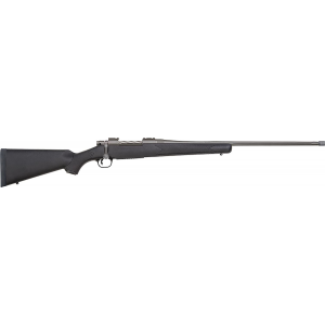 Mossberg 28129 Patriot 7mm Rem Mag 3+1 24in Threaded/Fluted Barrel w/Recessed Match Crown, Cerakote Stainless Steel, Spiral-Fluted Bolt, Synthetic Stock, Drop Box Magazine, Adjustable LBA Trigger
