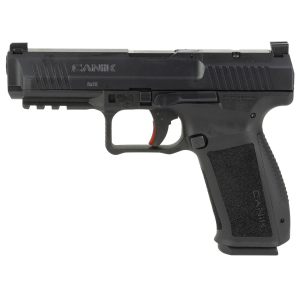 CANIK Mete Sft, Striker Fired, Semi-automatic, Polymer Frame Pistol, Compact, 9mm, 4.47 In Barrel, Matte Finish, Black, 3 Dot White Sights, Flared Magwell, Optics Ready, 10 Rounds, 2 Magazines, Includes Holster And Hard Case Hg6826-n