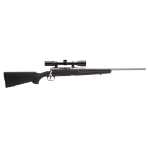 SAVAGE Arms 57545 Axis Xp 350 Legend 4+1 18in, Matte Stainless Barrel/rec, Black Synthetic Stock, Includes Weaver 3-9x40mm Scope