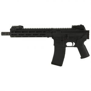 Tippmann M4-22 Pro Compact, Semi-auto Pistol, AR, 22 LR, 11 in Barrel, A2 Birdcage Flash Hider, Matte Finish, Black, Free Float Composite M-LOK Handguard, Picatinny Rear Adapter, Front/Rear Flip Sights, 25 Rounds, 1 Mag A101194 - Tippmann Arms Company