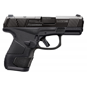 MOSSBERG 89027 Mc2sc Sub-compact 9mm Luger 3.40 In 14+1,11+1 Matte Black Dlc Stainless Steel With Optics Cut Aggressive Textured Black Polymer Grip With Cross-bolt Safety