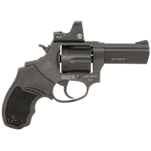 Taurus 2856P31R 856 T.O.R.O. 38 Special 6 Shot 3 in, Black Stainless Steel, Optic Ready Frame, Rubber Grip, Riton Red Dot