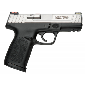 SMITH & Wesson Sd9ve Pistol 11907, 9mm, 4 Barrel, Hi-viz Fiber Optic, Stainless, 10 Rds, Ca Compliant