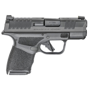 Springfield Armory HC9319B Hellcat Micro-Compact Frame 9mm Luger 13+1/11+1, 3 in Melonite Steel Barrel, Black Melonite Serrated Steel Slide & Polymer Frame w/Picatinny Rail, Pistol