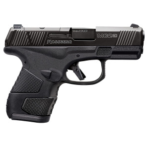 Mossberg 89025 MC2sc Sub-Compact 9mm Luger 3.40 in 14+1,11+1 Matte Black DLC Stainless Steel with Optics Cut Aggressive Textured Black Polymer Grip (No Safety)