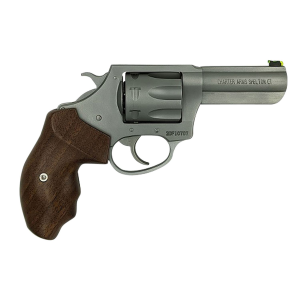 Charter Arms 73230 Professional IV Large 32 H&R Mag, 7 Shot 3 in Matte Stainless Steel Barrel & Cylinder, Anodized Aluminum Frame w/Finger Grooved Wood Grip , Revolver