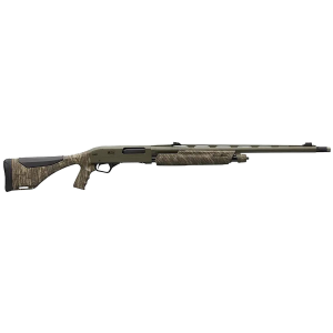Winchester 512454690 SXP Long Beard 20 Gauge Pump 3 5- 2.75 Shells 24 OD Green Perma-Cote Back-Bored Vent Rib Barrel & Drilled & Tapped Aluminum Alloy Receiver, Pistol Grip w/Interchangeable Comb Mossy Oak Bottomland Synthetic Stock, Shotgun