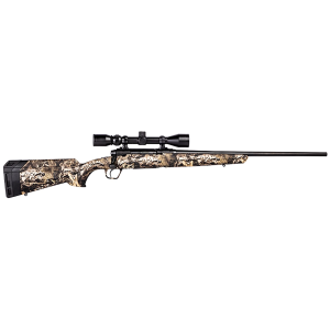 Savage Arms 57279 Axis XP Full Size 308 Win 4+1 22 in Matte Black Button-d Barrel, Carbon Steel Receiver, Mossy Oak Break-Up Country Fixed Sporter Synthetic Stock, Weaver 3-9x40mm, Rifle