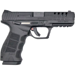Sar Usa Sar9X Pistol 9Mm 4.4 in Bbl 17Rd Mag Black SAR9XBLBL