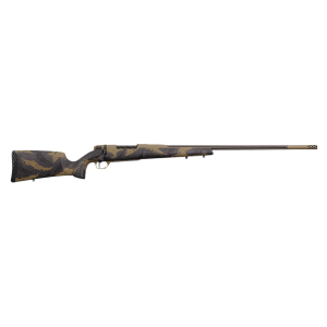 Weatherby MAX01N300WR8B Mark V Apex 300 Wthby Mag 3+1 26 Coyote Tan/Graphite Blk Cera Fluted Threaded BBL, Coyote Tan Cera Drilled & Tapped Stainless Receiver, Fixed Peak 44 Bastion Carbon Fiber w/Tan & Blk Sponge Accents Carbon Fibe, Rifle