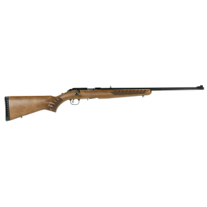 Ruger 8329 American Rimfire Full Size 22 LR 10+1 22 in Satin Blued Steel Barrel, Satin Blued Steel Receiver w/Integral Scope Base, Fixed Wood Stock, Right Hand, Rifle