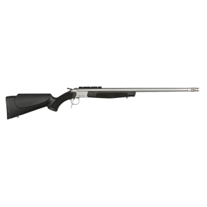 CVA CR4806S Scout Takedown 45-70 Gov 1rd 25 in Fluted, Stainless Barrel/Rec, Black Synthetic Furniture, Muzzle Brake, DuraSight Scope Mount, Rifle
