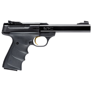 Browning 051407490 Buck Mark Standard *CA Compliant 22 LR 10+1 5.50 in Slab Side Barrel, Matte Black Serrated Steel Slide & Aluminum Frame, Black Overmolded Grips, Pistol