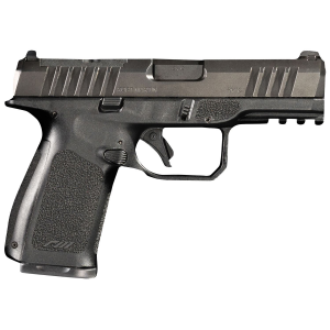 Rost Martin RM1CBLKOS RM1C Compact Frame 9mm Luger 15+1/ 17+1, 4 in Black Steel Barrel, Black Tenifer Optic Ready/Serrated Steel Slide, Black Polymer Frame w/Picatinny Rail, RGT Grip, Ambidextrous