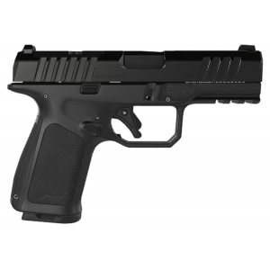 Rost Martin RM1CBLKOSP15 RM1C Compact Frame 9mm Luger 15+1, 4 in Black Steel Barrel, Black Tenifer Optic Ready/Serrated Steel Slide, Black Polymer Frame w/Picatinny Rail & RGT Grip, Ambidextrous