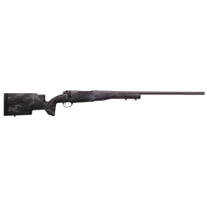 Weatherby MAP01N300WR8B Mark V Accumark Pro 300 Wthby Mag 3+1 Cap 26in Tungsten Gray Cerakote Rec/Barrel Black Carbon Fiber Stock with Gray Sponge Pattern Accents Right Hand (Full Size)