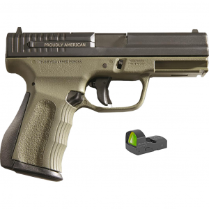 FMK Elite Pro Pistol Package 9mm 4 In Od Green 14 Rd W/ Optic Fmkg9c1eprobod