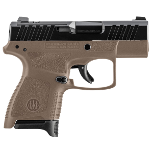 Beretta USA JAXN925A1 APX A1 9mm Luger 3.30 in 6+1,8+1 Flat Dark Earth Frame Black Front Serrated Slide with Optics Cut