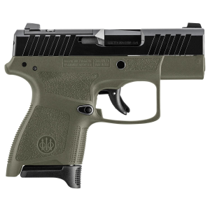 Beretta USA JAXN927A1 APX A1 9mm Luger 3.30 in 6+1,8+1 OD Green Frame Black Front Serrated Slide with Optics Cut